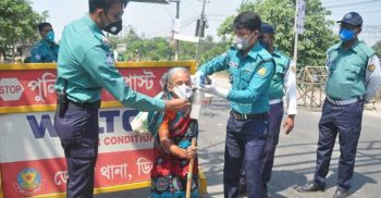 আজ থেকে স্বা’স্থ্য’বিধি নিশ্চিত করতে মাঠে থাকবে পু’লি’শ