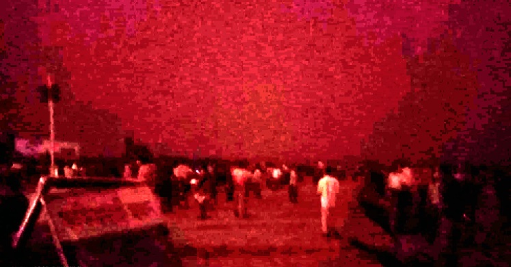 কালো রাতের স্বরণে ৫ মিনিট অন্ধকার ছিল কুয়াকাটা