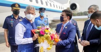 ভারতের পররাষ্ট্রমন্ত্রী এস জয়শঙ্কর ঢাকায়