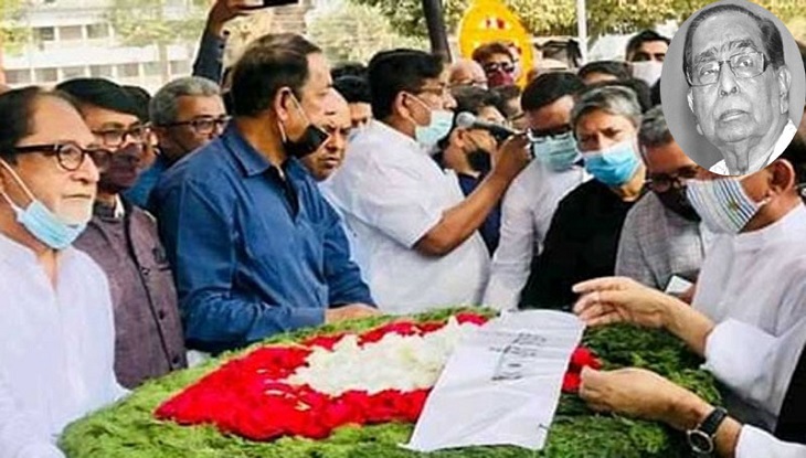 বনানী কবরস্থানে চিরনিদ্রায় শায়িত হলেন এইচ টি ইমাম