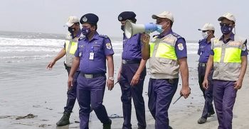 কুয়াকাটায় পর্যটকদের ভ্রমনে নিষেধাজ্ঞা জারি
