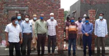 গলাচিপায় আশ্রায়ণ প্রকল্প-২ চলমান ঘর নির্মাণ কাজ পরিদর্শন