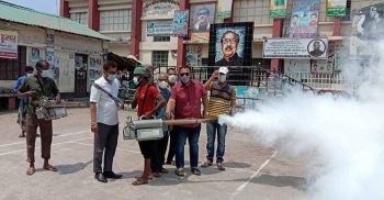 গলাচিপা পৌরসভায় মশক নিধন কর্মসূচি উদ্বোধন