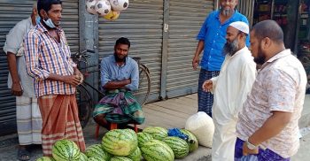 কলাপাড়ায় এই প্রথম ওজনে তরমুজ বিক্রি শুরু