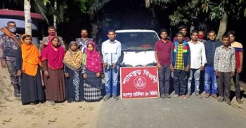 মহেশপুর সীমান্ত দিয়ে অবৈধ পথে ভারতে প্রবেশের সময় ৩৪৫ জন আটক!