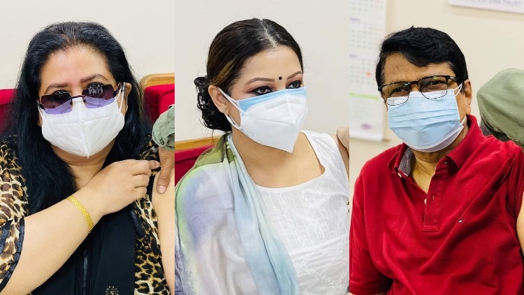 সপরি’বারে টি’কার দ্বি’তীয় ডো’জ নিলেন আল’মগীর-রু’না লা’য়’লা