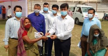 ঝিনাইদহে জাতীয় পুষ্টি সপ্তাহ উপলক্ষে খাদ্যসামগ্রী বিতরণ