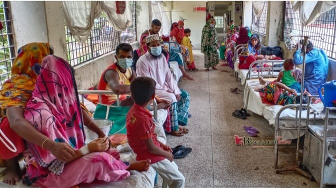 গলাচিপায় বেড়েছে ডায়রিয়ার প্রকোপ, হাসপাতালে শয্যাসঙ্কট