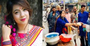 নিজে ইফতার বানিয়ে রোজাদারদের মাঝে বিতরণ করেন হিন্দু তরুণী