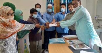 দশমিনায় চিকিৎসা সহায়তার প্রদান