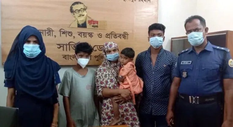 হারানো শিশুকে যেভাবে উদ্ধার করল পুলিশ