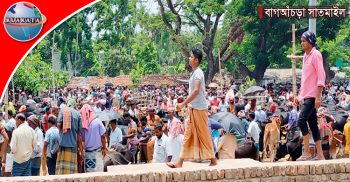 লোকে লোকারণ্য বাগআঁচড়া পশু হাট, স্বাস্থ্যবিধির বালাই নেই