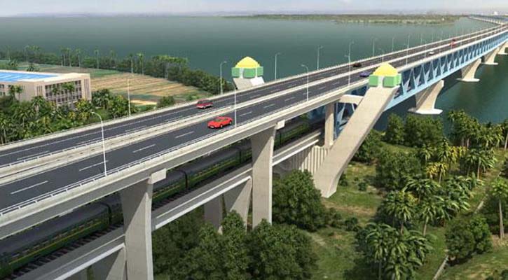 পদ্মা সেতুর সার্বিক অগ্রগতি ৮৫.৫০ শতাংশ