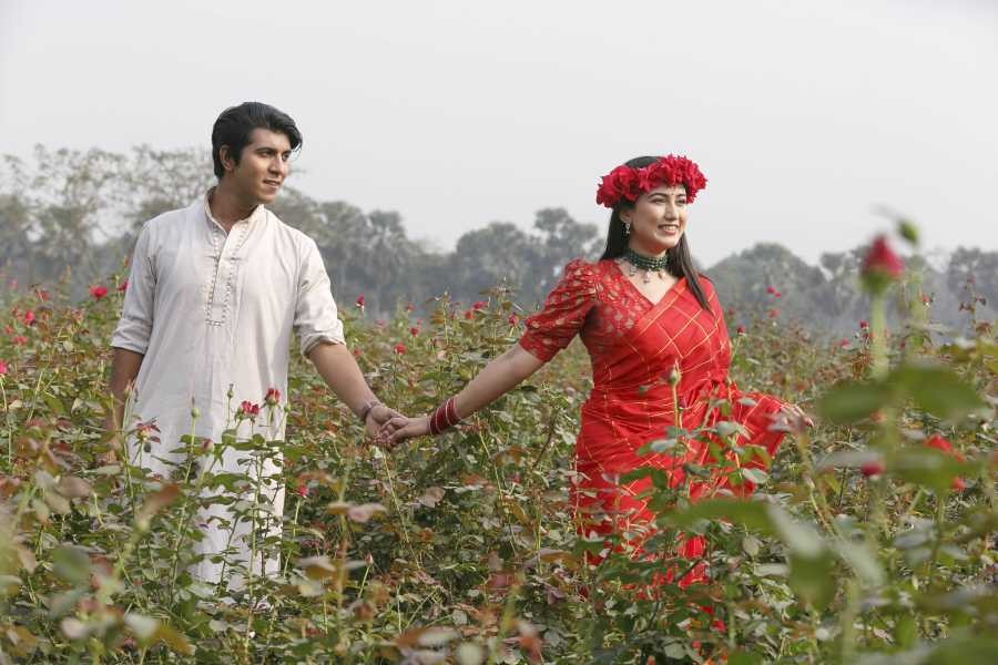 গোলাপ গ্রামে প্রেমের গল্পে তৌসিফ-সাফা
