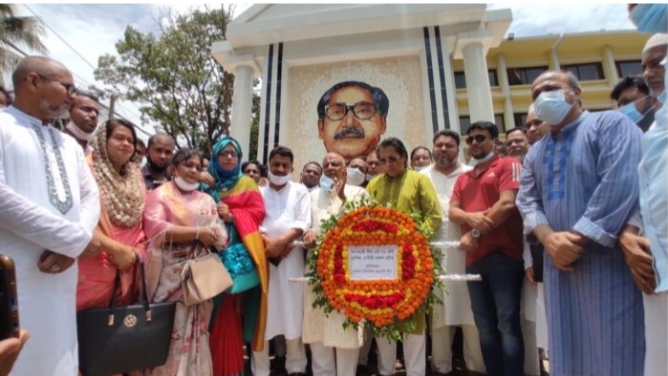 সানারগাঁয় আওয়ামীলীগের ৭২তম প্রতিষ্ঠা বার্ষিকী পালন