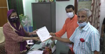 ঝিনাইদহে স্বাস্থ্য বিভাগ বরাবর বিএনপির স্মারকলিপি পেশ