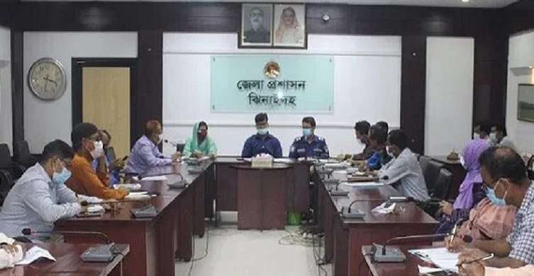 ঝিনাইদহের সকল পৌরসভা এলাকায় বিকেল ৫টা থেকে সকাল ৬টা পর্যন্ত সকল প্রকার দোকানপাট বন্ধ রাখার সিদ্ধান্ত