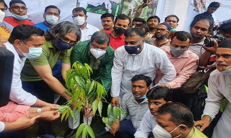 দেশব্যাপী যুবলীগের বৃক্ষরোপণ কর্মসূচির শুভ উদ্বোধন