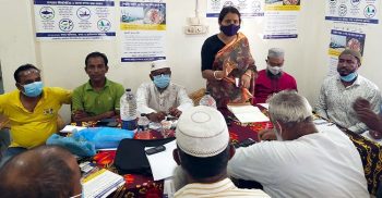 সাগরের জীববৈচিত্র্য ও মৎস্য সম্পদ রক্ষায় জেলে ও ট্রলার মাঝিদের সাথে আলোচনা সভা
