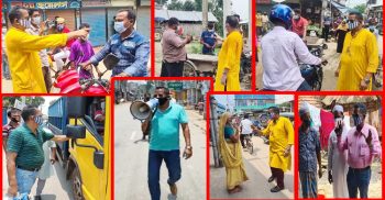লকডাউনে জীবণের ঝুঁকি নিয়ে উপজেলা চেয়ারম্যান লাল্টু’র জনসেবা দৃশ্যমাণ