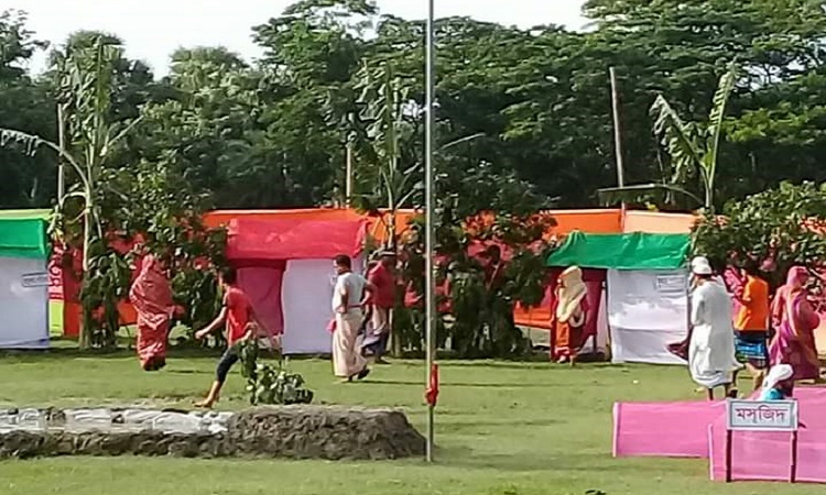 গলাচিপায় ঘূর্ণিঝড় প্রস্তুতি বিষয়ে গণসচেতনতামূলক মাঠ মহড়া-২০২১