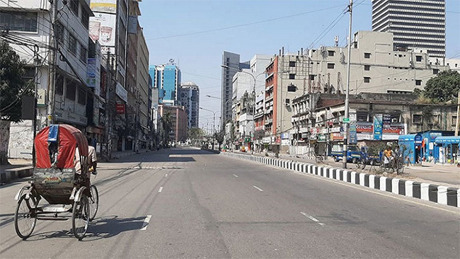 সোমবার থেকে সারাদেশে কঠোর লকডাউন