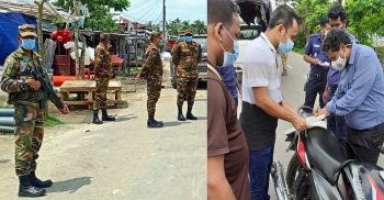 লকডাউনের পঞ্চম দিনে কলাপাড়া ১৯ জনকে অর্থদন্ড