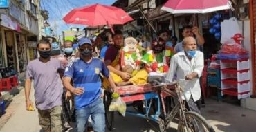 গলাচিপায় উল্টো রথযাত্রা উৎসব পালিত