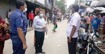কলাপাড়ায় মাস্ক না পড়ায় অর্থদন্ড