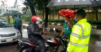 লকডাউনের তৃতীয় দিন: রাজধানীতে গ্রেফতার ৬২১