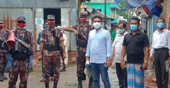 মাদারীপুরে তৃতীয় দিনেও লকডাউন বাস্তবায়নে ১৬ জন নির্বাহী মেজিষ্ট্রেট মাঠে