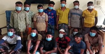 কলাপাড়ায় ৭ টি ট্রলার ও ৩ লক্ষ মিটার জালসহ ৩৪ জেলে আটক