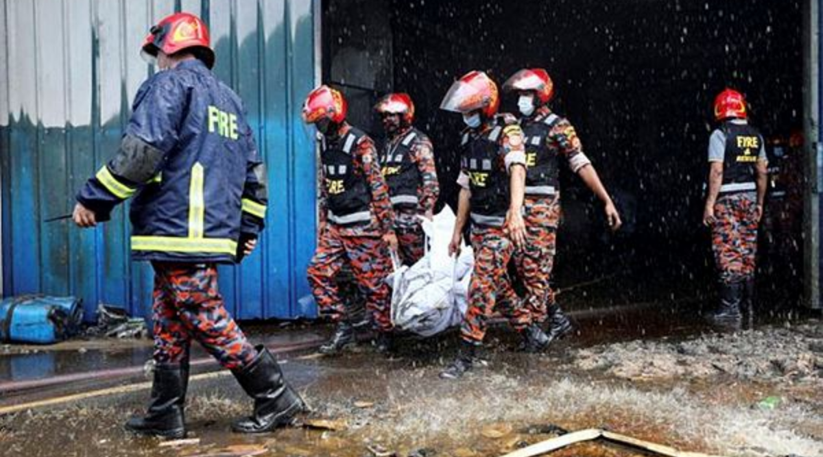 নারায়ণগঞ্জের রূপগঞ্জে কারখানায় আগুনে ৫০ জন নিহত