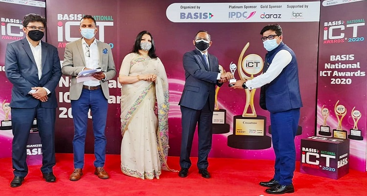 দুইটি ক্যাটাগরিতে “বেসিস ন্যাশনাল আইসিটি অ্যাওয়ার্ড ২০২০” পেল সিনেসিস আইটি