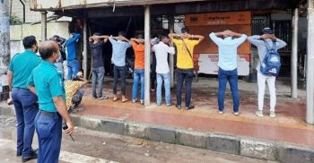 রাজধানীতে লকডাউন অমান্য করায় ৪৮১জন গ্রেফতার