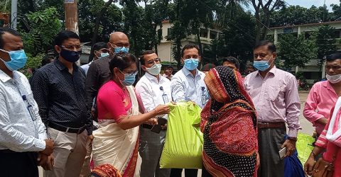 নারায়ণগঞ্জ সদরে ৩৫০ যৌন কর্মীদের মাঝে এাণ বিতরন