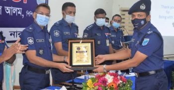 জেলার শ্রেষ্ঠ অফিসার ইনচার্জ দীপক কুমার সাহা