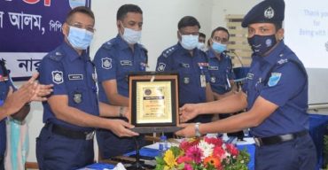 জেলার শ্রেষ্ঠ অফিসার ইনচার্জ দীপক কুমার সাহা