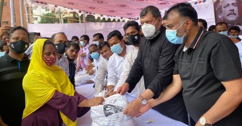 সংকটে-সংগ্রামে -মানবিকতায় রাষ্ট্রনায়ক শেখ হাসিনা’র পাশে আছে যুবলীগ: নিখিল