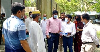 কলাপাড়ায় নির্মিত হচ্ছে অত্যাধুনিক ডিজাইনের মডেল মসজিদ