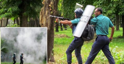 বিএনপি নেতাকর্মীদের ওপর পুলিশের টিআর গ্যাস নিক্ষেপ কেন জানালেন স্বরাষ্ট্রমন্ত্রী