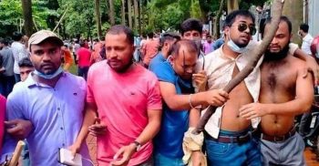 চন্দ্রিমা উদ্যানে বিএনপি-পুলিশ সংঘর্ষ, ইটপাটকেল-গুলি বিনিময়