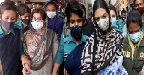 মাদক মামলায়: মডেল পিয়াসা ও মৌ তিনদিনের রিমান্ডে
