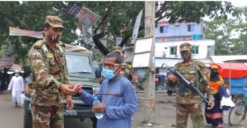 পটুয়াখালী দশমিনায় শিশু খাদ্য বিতরন