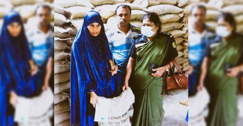 সাপাহারে খাদ্য বান্ধব কর্মসূচির চাল বিতরণ