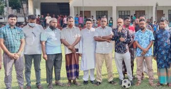 শার্শার নিজামপুরে ১৬ দলীয় ফুটবল টুর্নামেন্টের উদ্বোধন