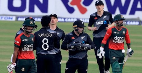 শেষ বলে নিউজিল্যান্ডকে হারালো বাংলাদেশ