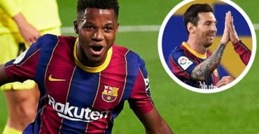 মেসির বার্সেলোনার ১০ নম্বর জার্সি পেলেন ফাতি