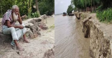 গলাচিপায় নদীর ভাঙনে হুমকির মুখে তিন গ্রাম