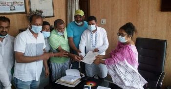 গোগনগর ইউপি নির্বাচনে চেয়ারম্যান প্রার্থী নূর হোসেনের মনোনয়ন পত্র জমা